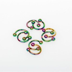 Piercing Titanyum Septum Boy: 1.2x10x3mm