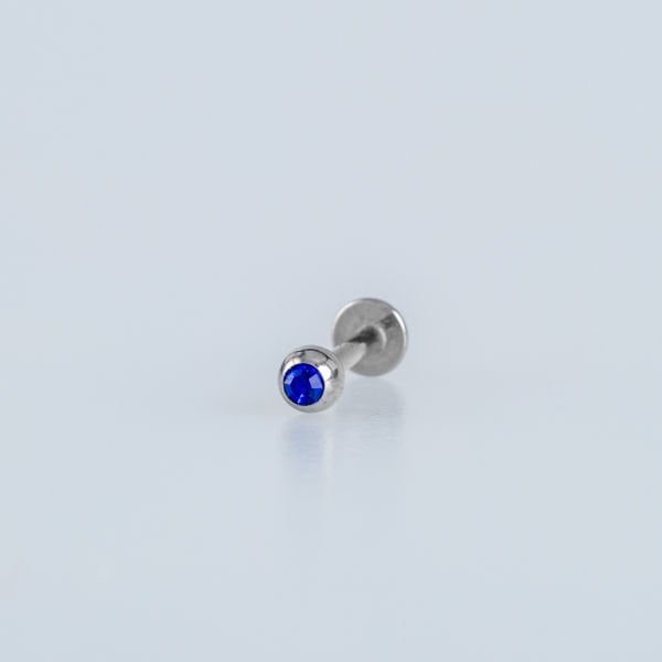 Piercing Labret 3mm Taşlı Top