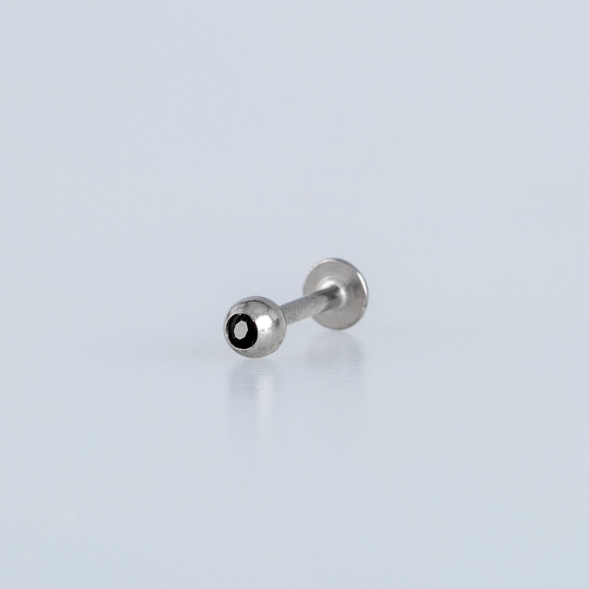 Piercing Labret 3mm Taşlı Top