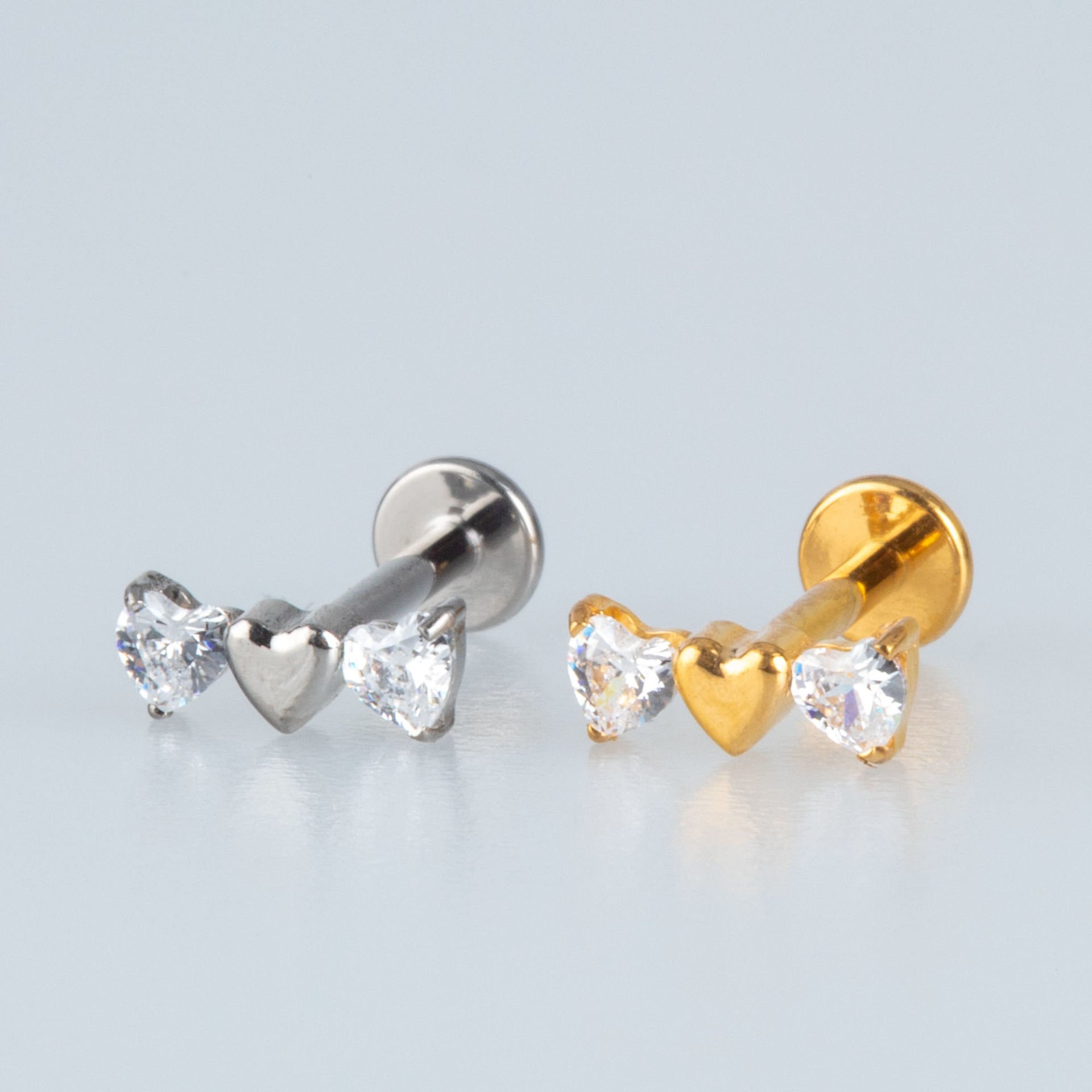 Piercing Titanyum Tragus Kalp