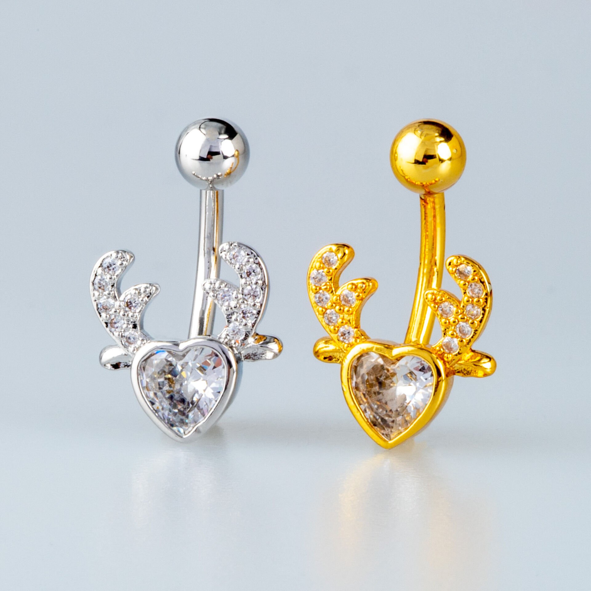 Piercing Göbek Kalp