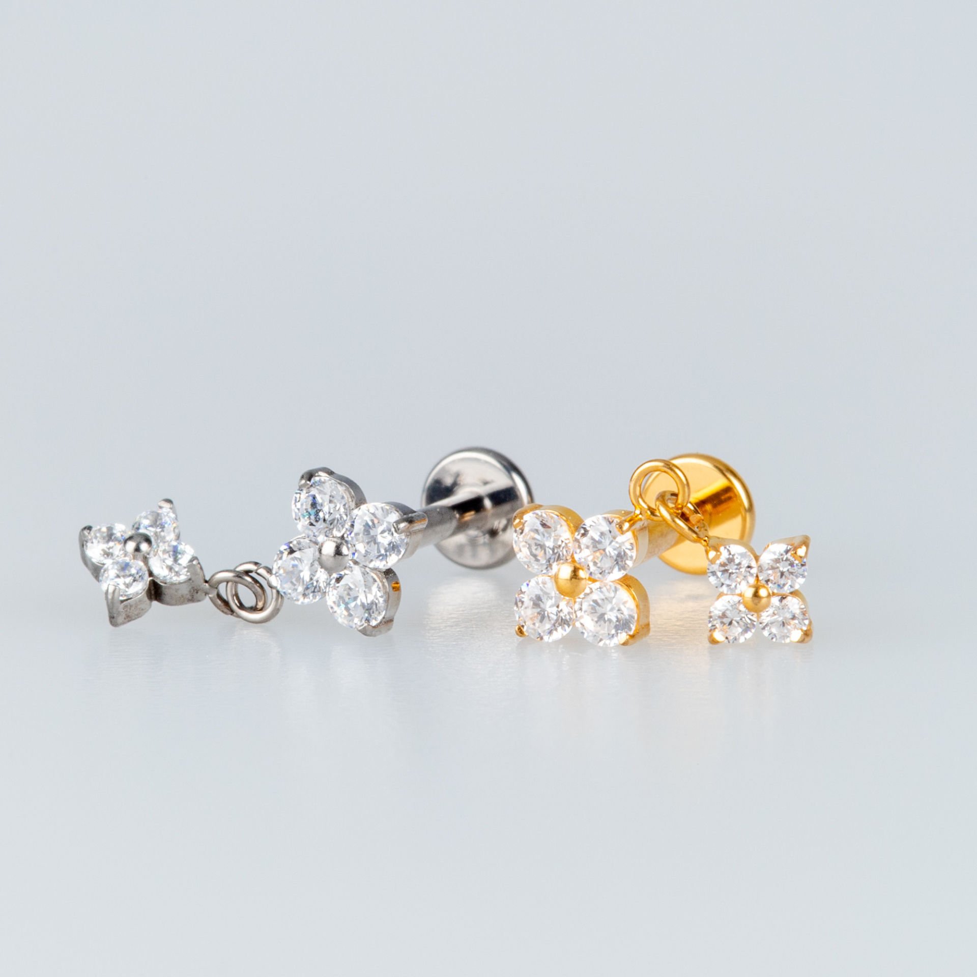 Piercing Titanyum Tragus Çiçek