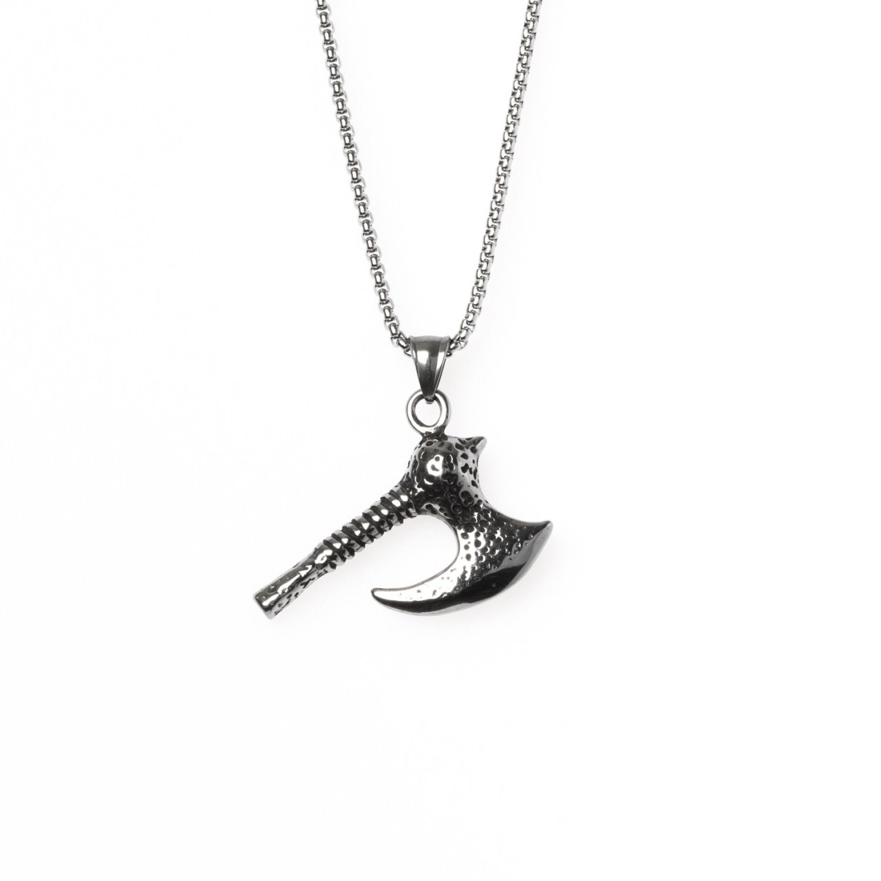 Çelik Kolye Çelik Kolye Viking Savaşçı Baltası