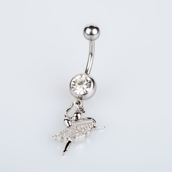 Piercing Göbek Balerin Taşlı