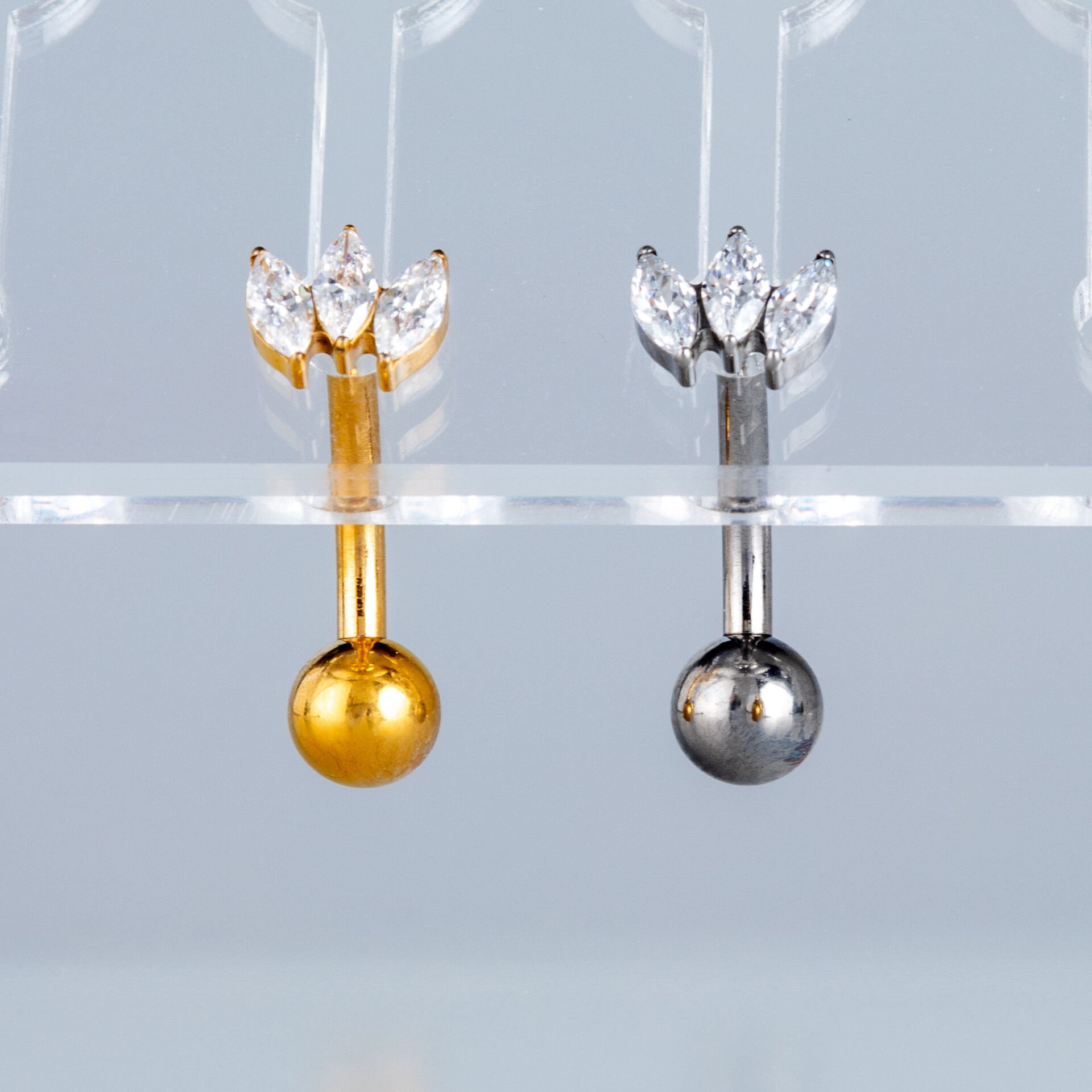 Piercing Titanyum Ters Göbek Fashion