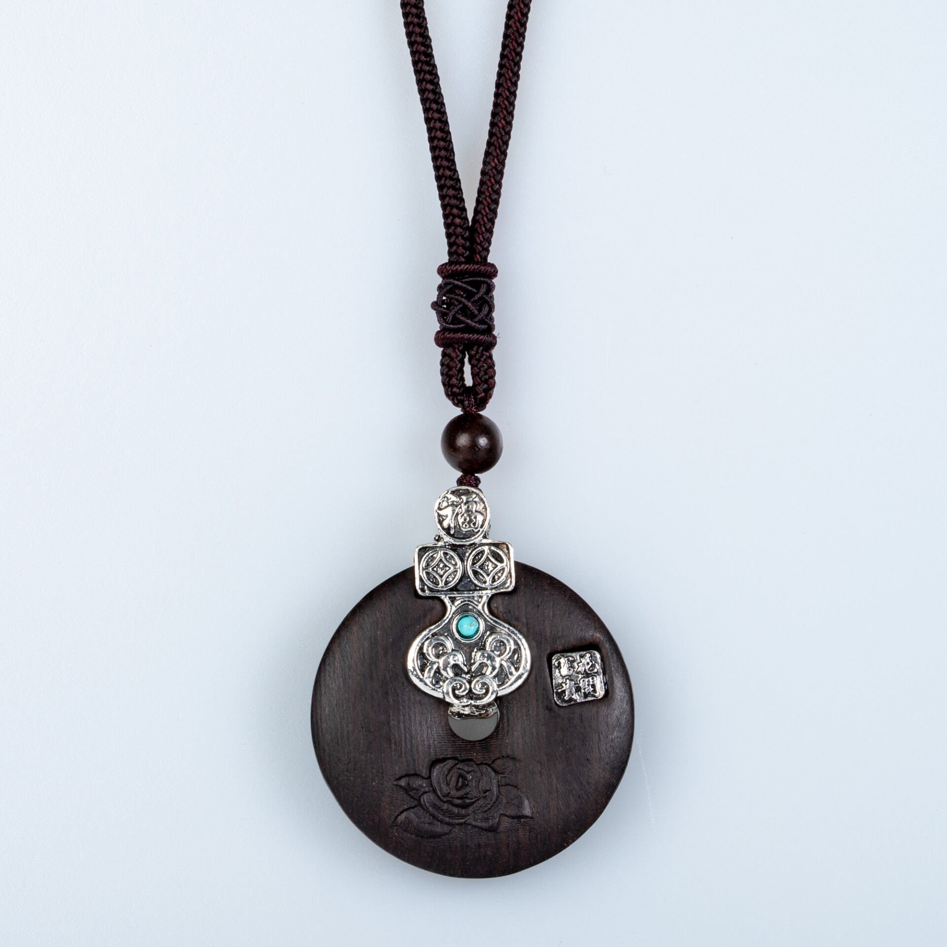 Etnik Ahşap Kolye