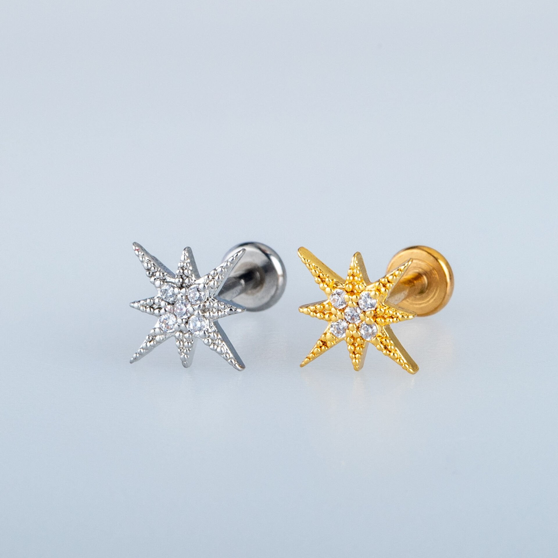 Piercing Tragus yıldız Sarı