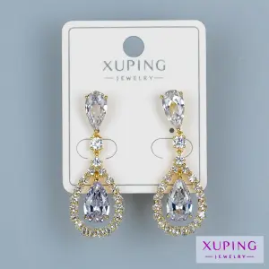 Toptan Xuping Pimli Sallantılı Küpe