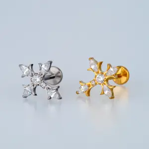 Piercing G23 Titanyum Tragus Haç