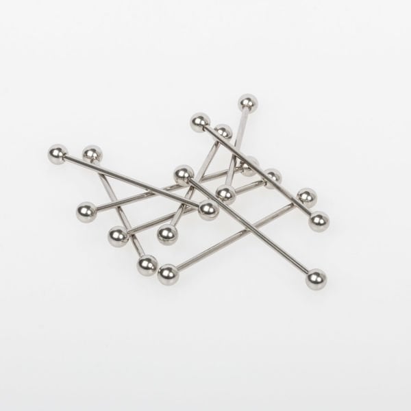 Toptan 316L Çelik Piercing Köprü 35-50mm 1.6 Bar İlk Delim Bar Boyu: 35mm
