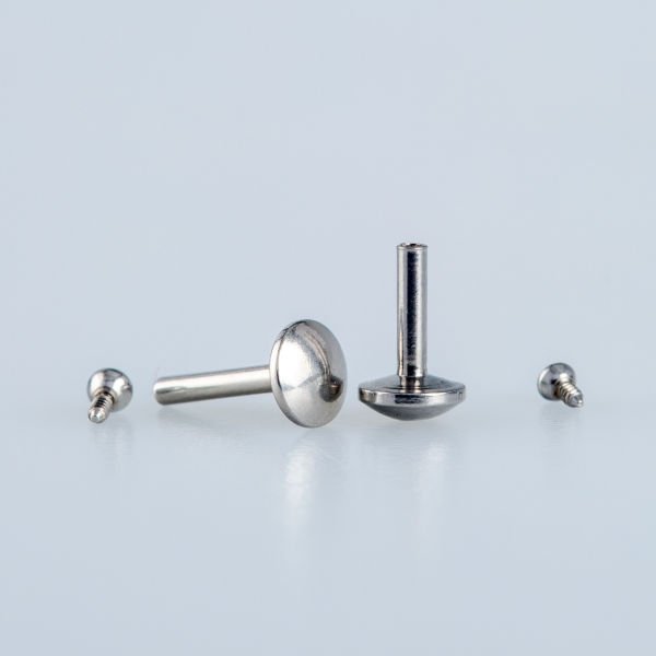 Piercing Labret 2mm Taşlı Top