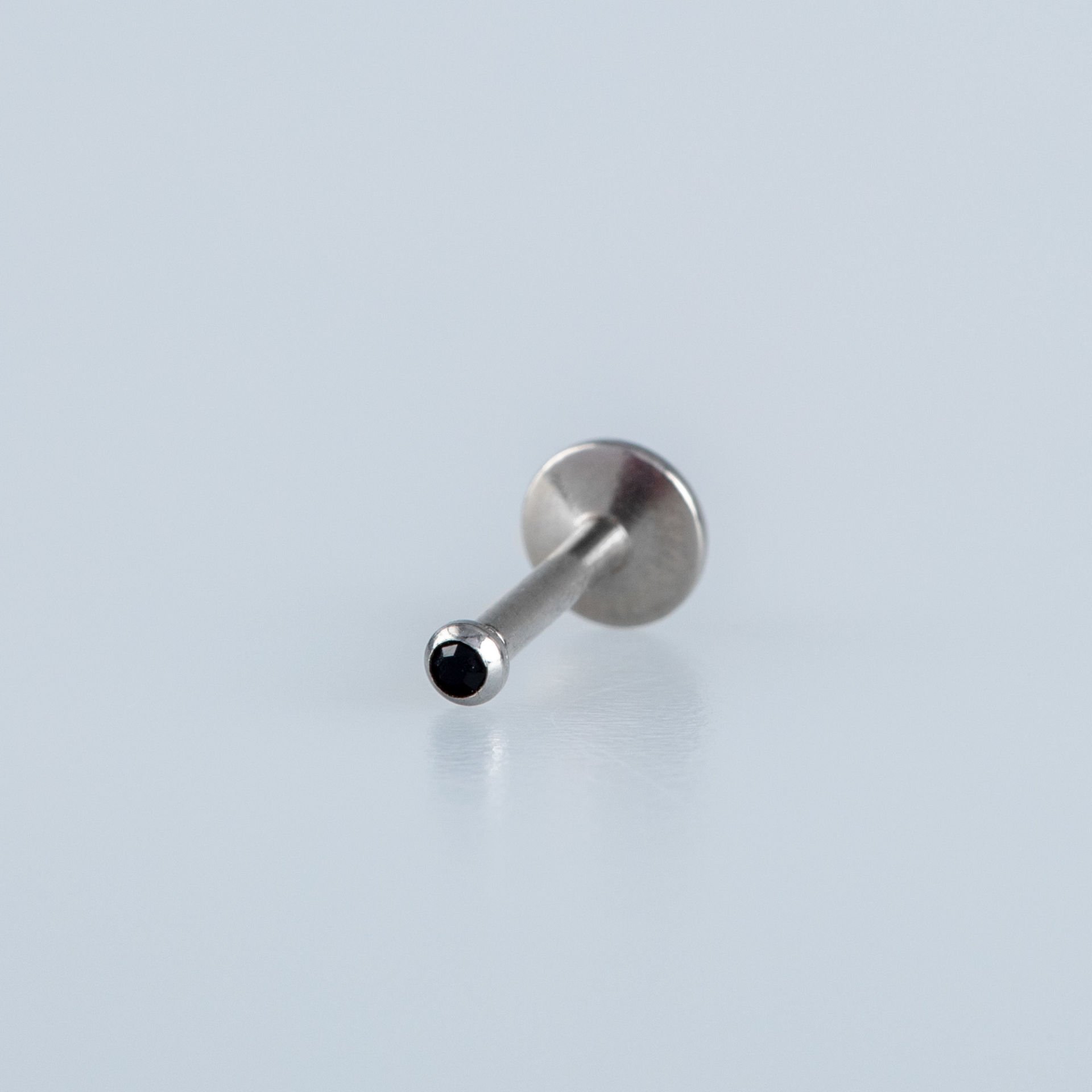Piercing Labret 2mm Taşlı Top