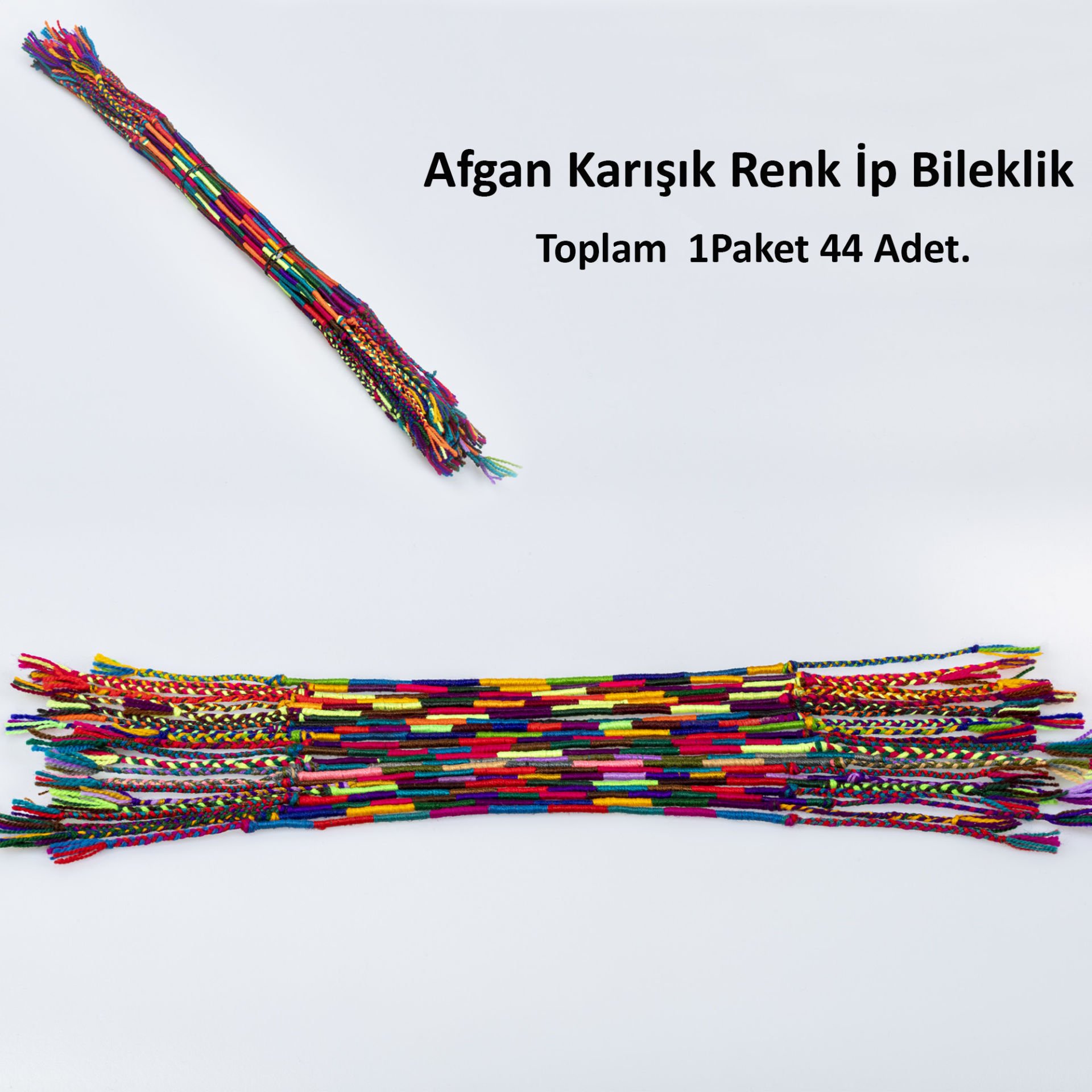 Afgan İp Bileklik Paket 44 Adet