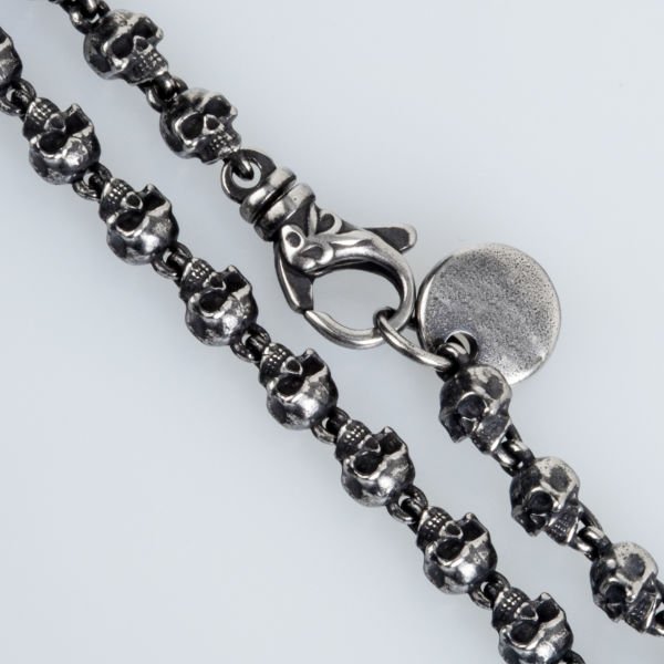 Çelik Gotik Kolye Antrasit Renk