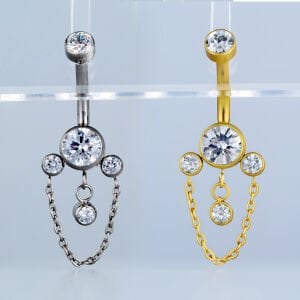 Piercing Titanyum Göbek Fashion