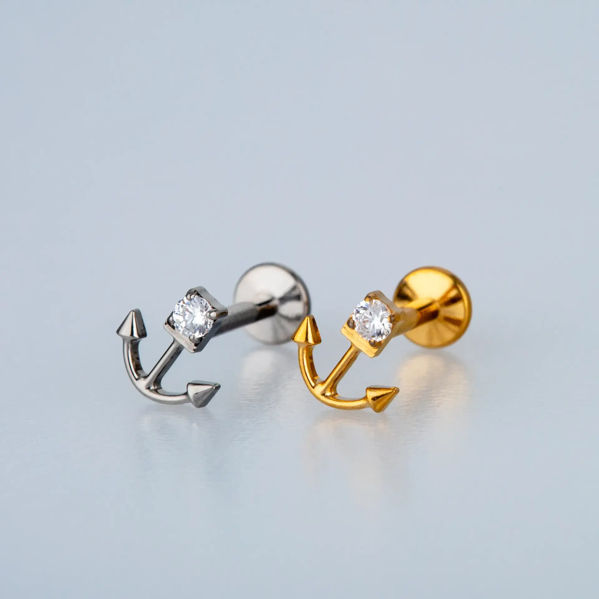 Piercing G23 Titanyum Tragus Çapa Sarı 8mm