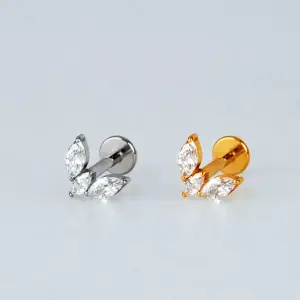 Piercing Titanyum Tragus Beyaz
