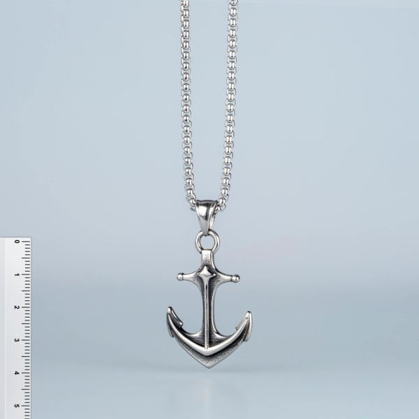 Steel Necklace Anchor
