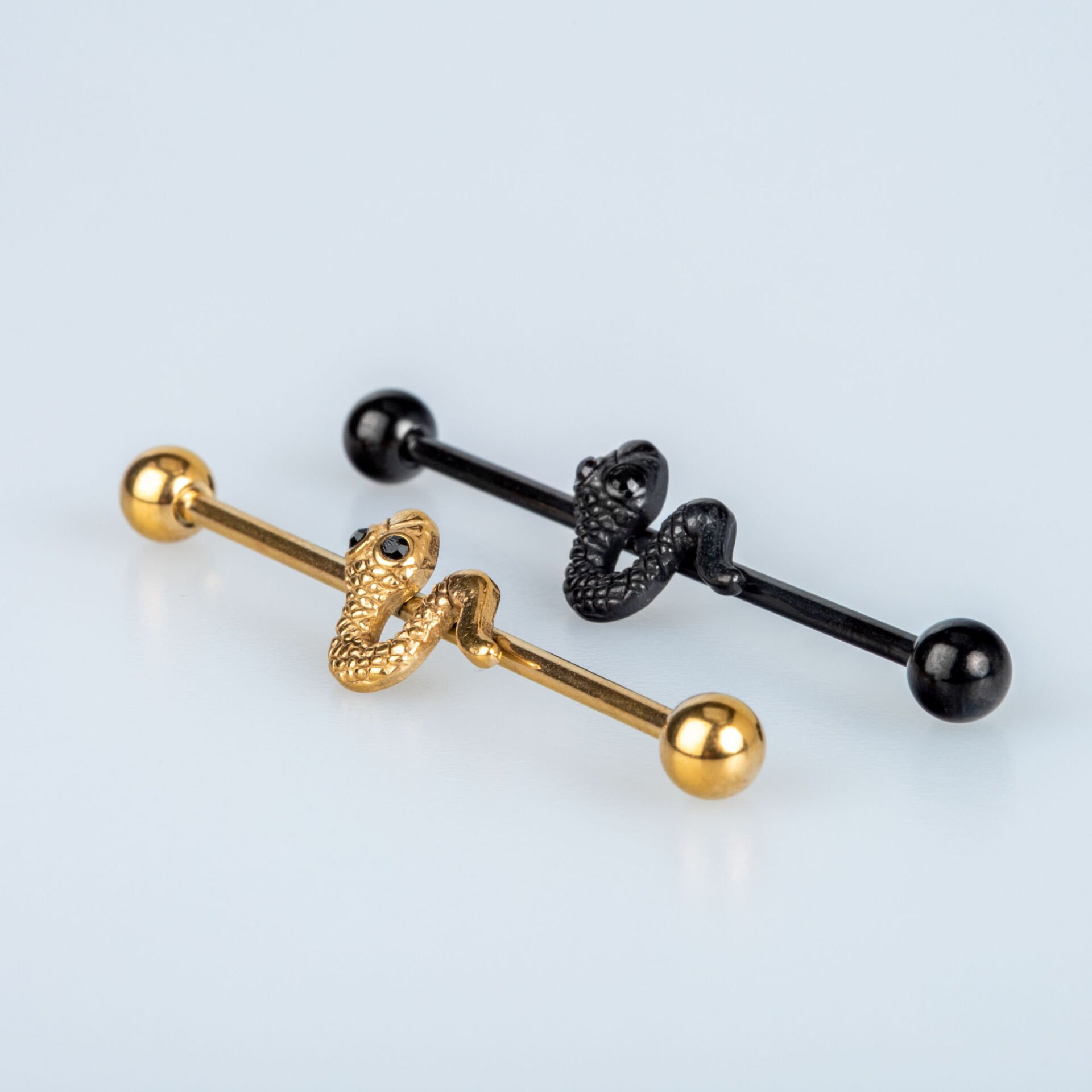 Piercing Köprü Yılan 40mm Sarı