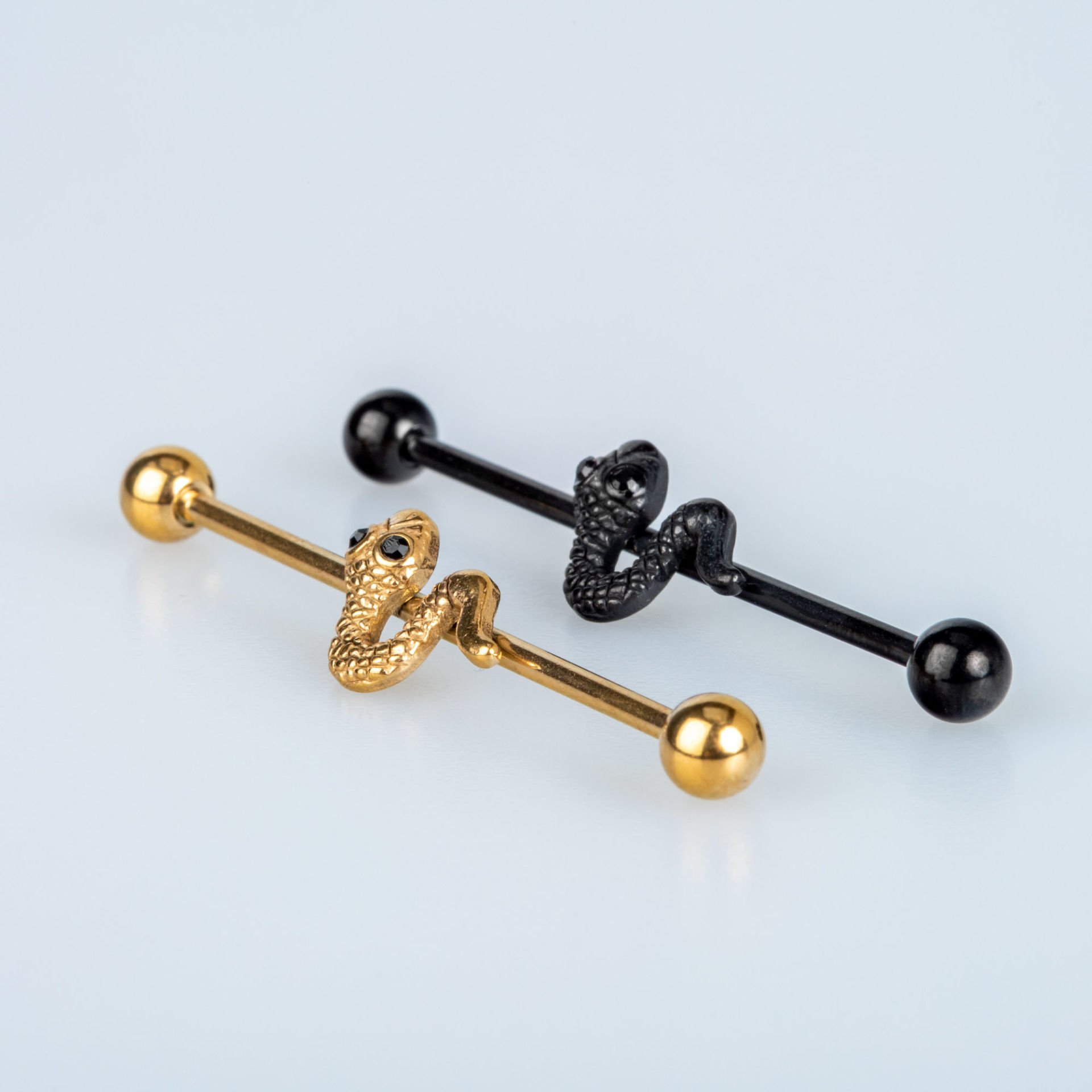 Piercing Bridge Snake 40mm Black