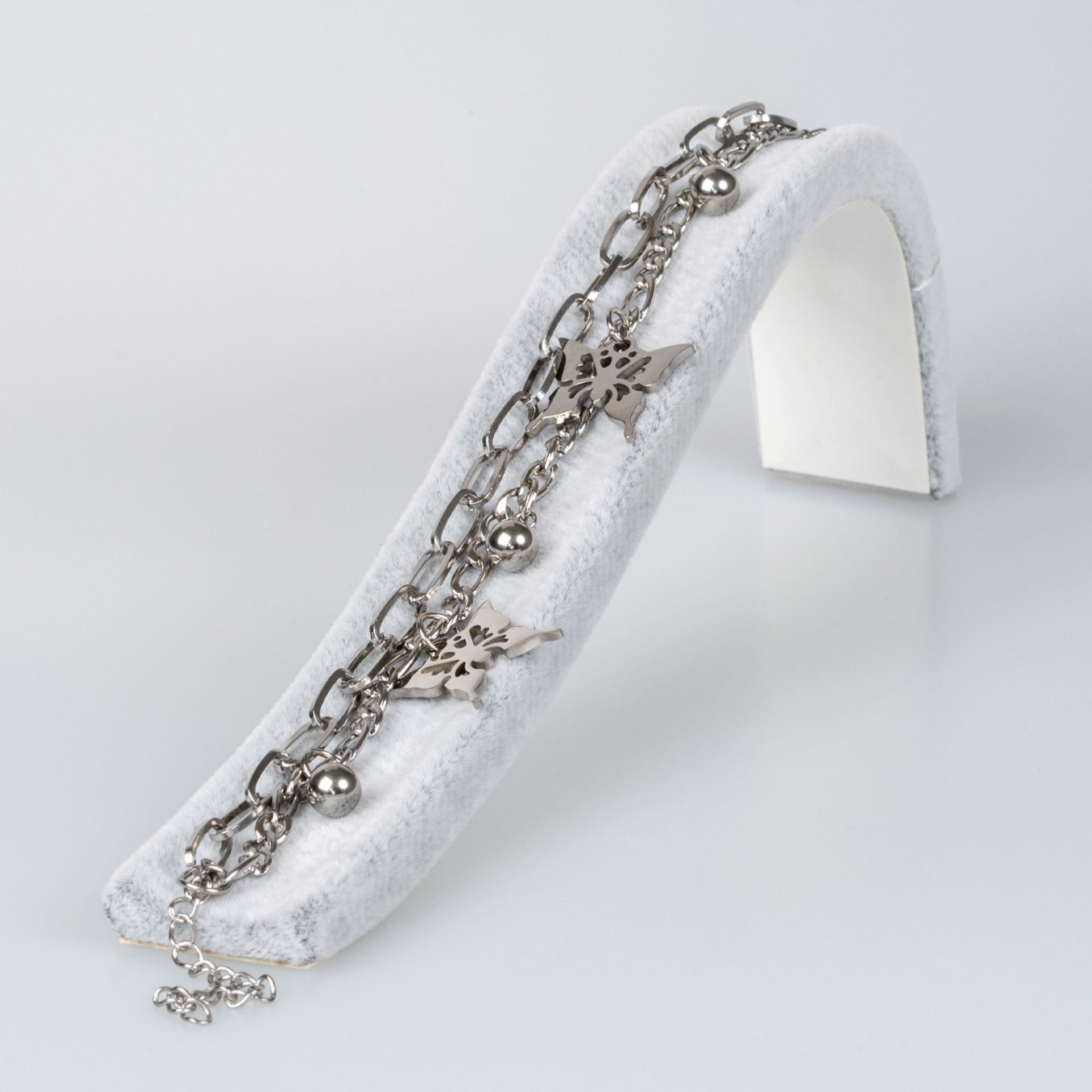 Steel Bracelet Butterfly