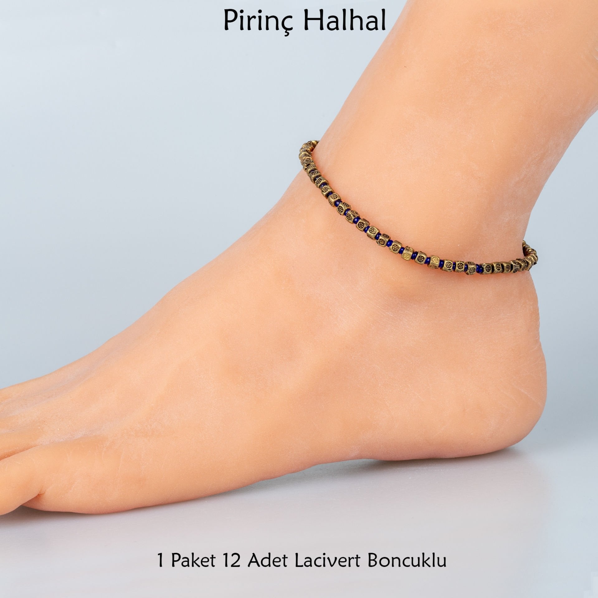 Pirinç Halhal-Paket 5 Renk Seçeneği Lacivert