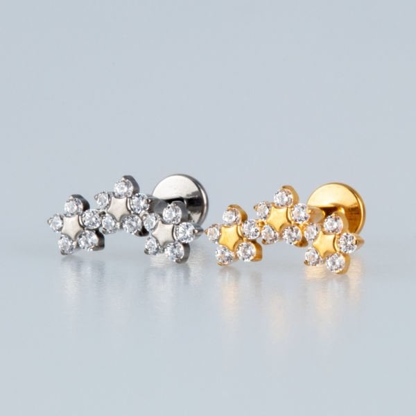 Piercing Titanyum Tragus Yıldız