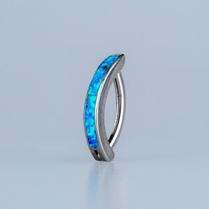 Piercing Titanyum Göbek opal