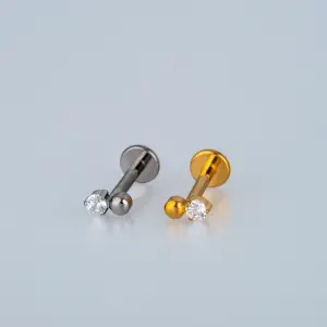Piercing G23 Titanyum Tragus Sarı 8mm
