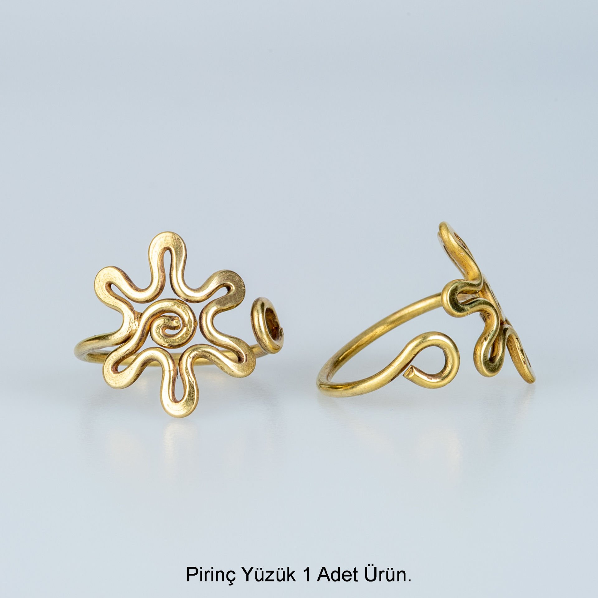 Pirinç Yüzük 1 Adet