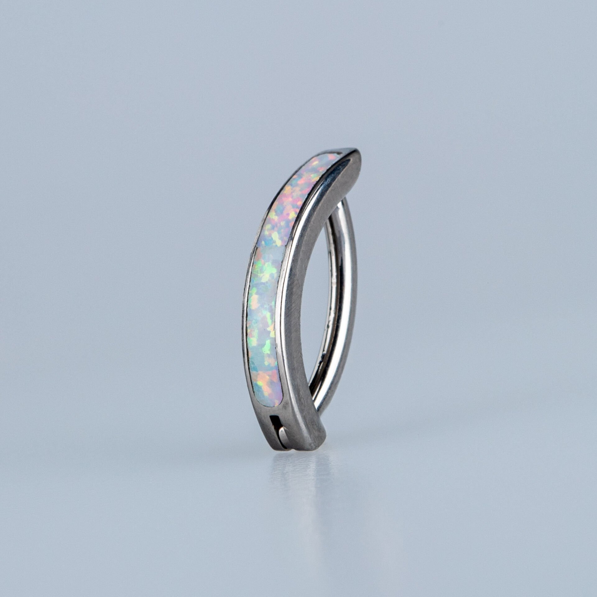 Piercing Titanyum Göbek opal