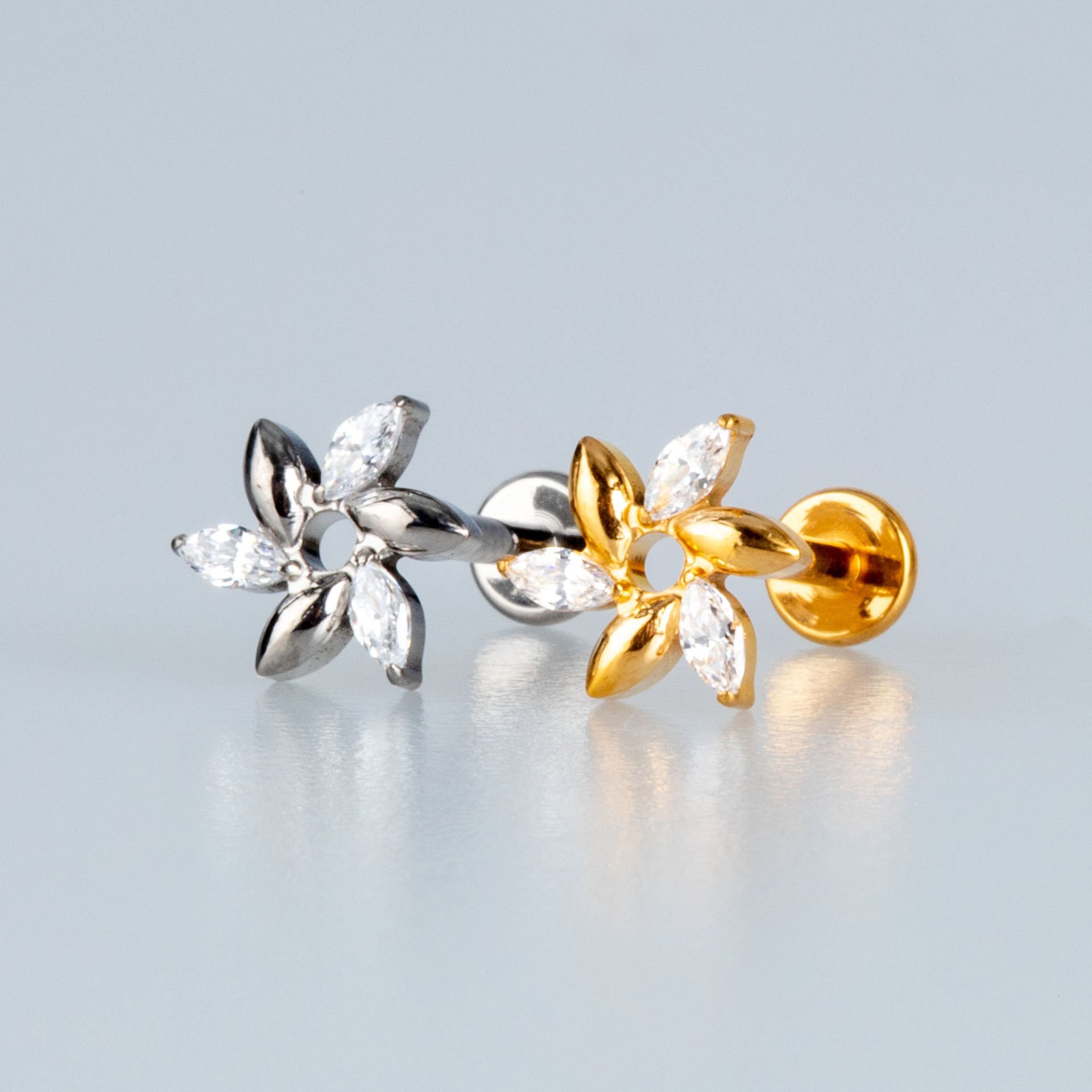 Piercing Titanyum Tragus Çiçek