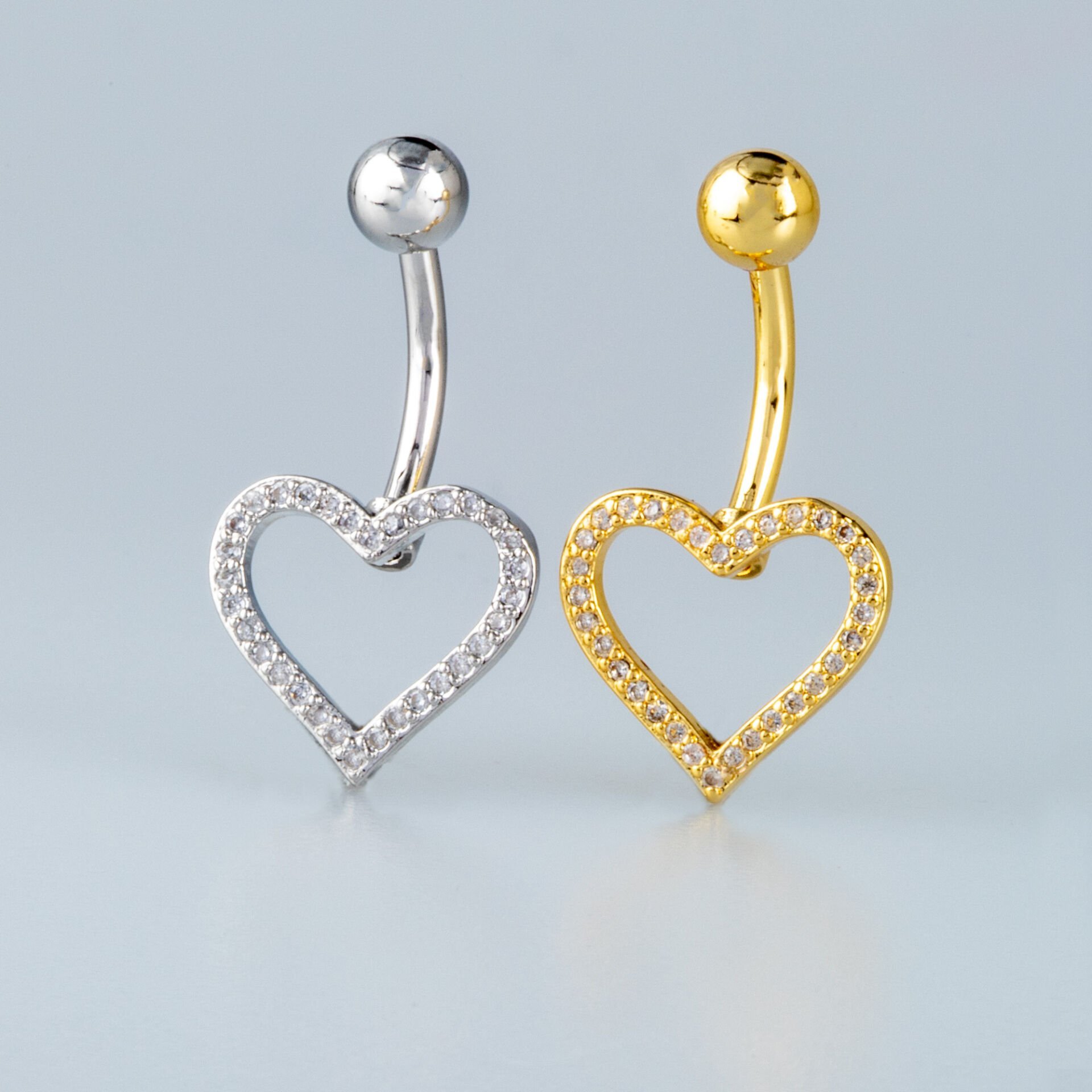 Piercing Göbek Kalp