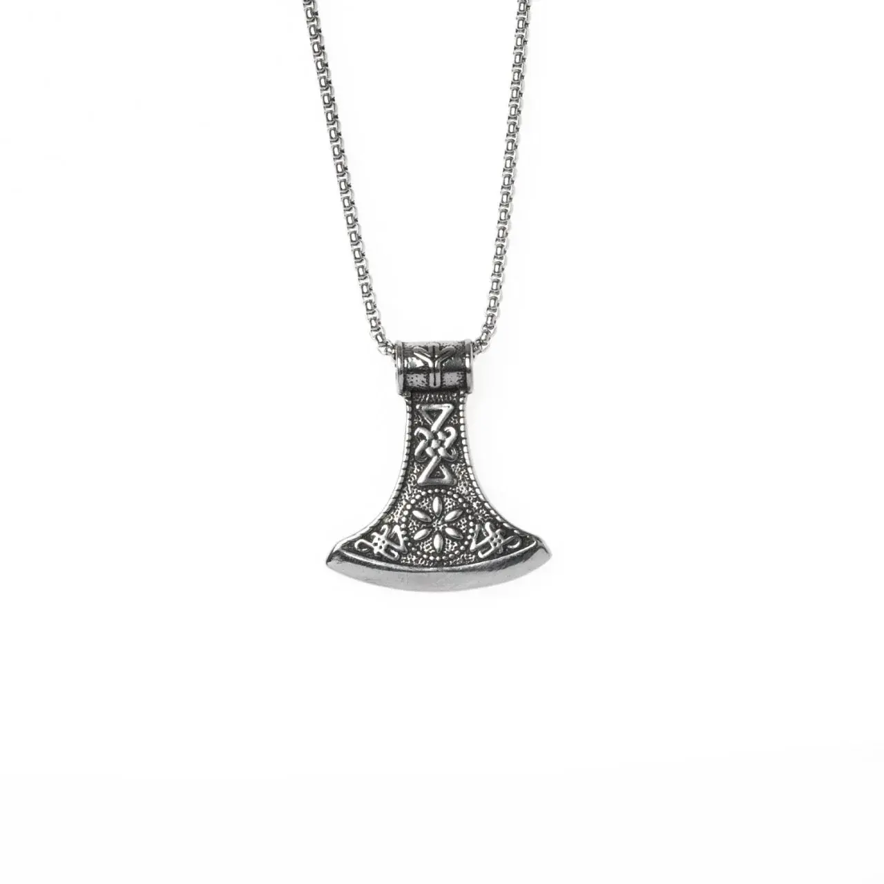Toptan Viking Gotik Çelik Erkek Kolye