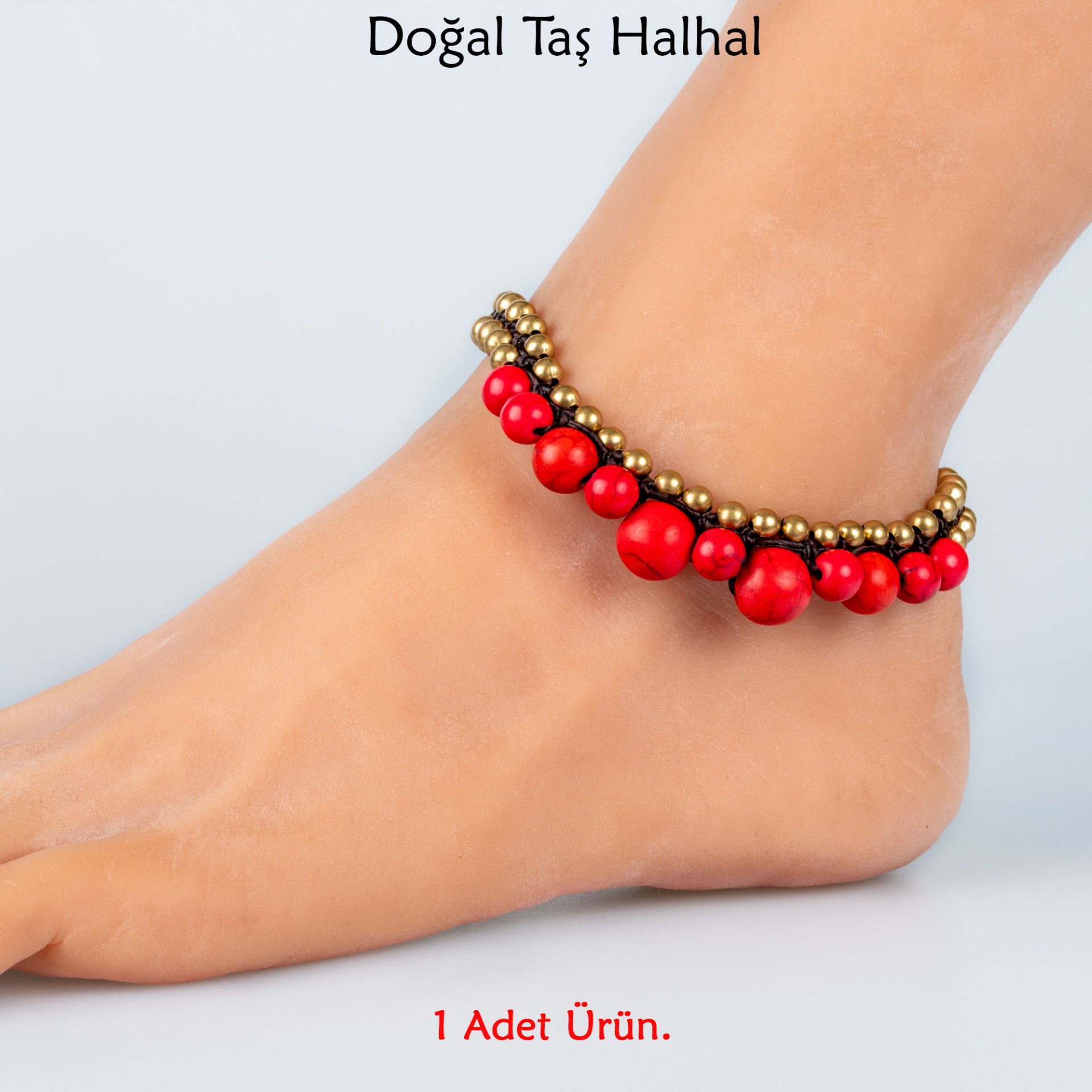 Doğal Taş  Halhal- 4 Renk Seçeneği Renk 2