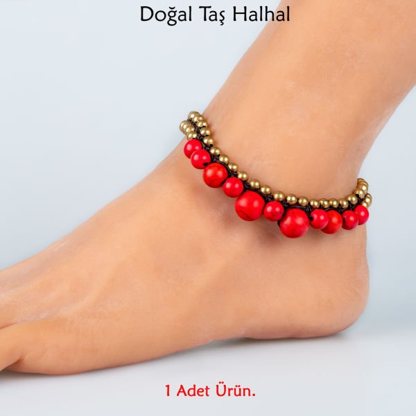 Doğal Taş  Halhal- 4 Renk Seçeneği Renk 2