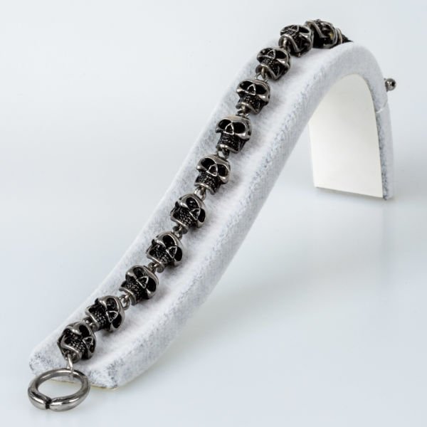 Steel Bracelet Skull