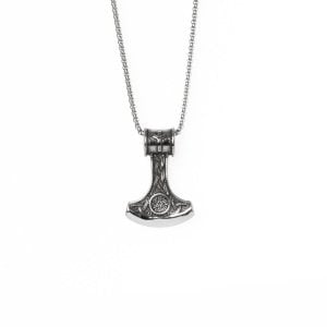 Steel Necklace Viking Warrior Ax