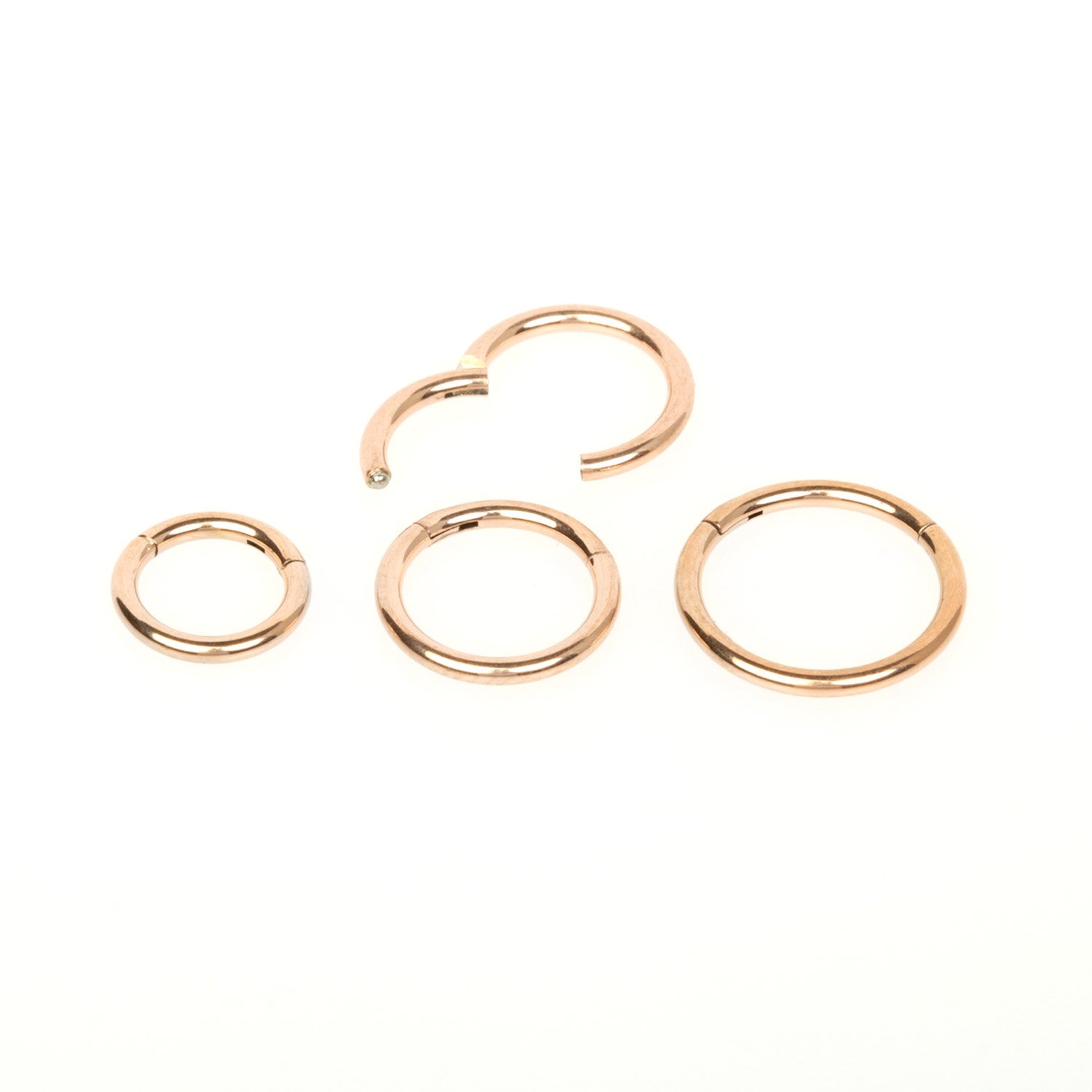 Halka Piercing Rose 1.2mm Segment Çap: 6mm