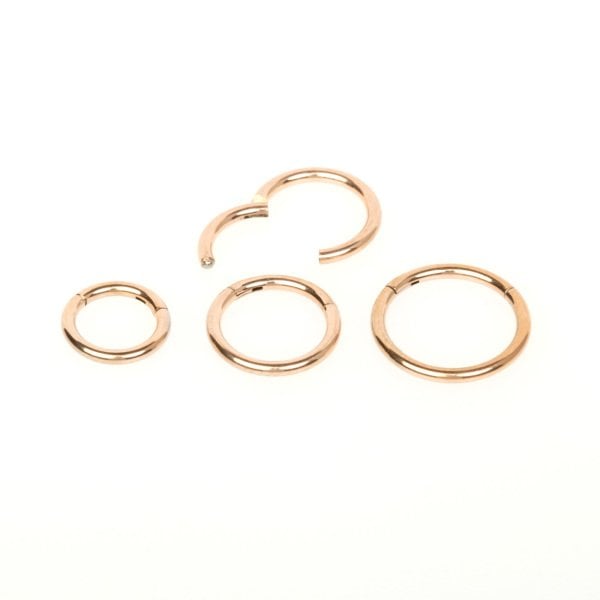 Ring Piercing Rose 1.2mm Diameter: 16mm