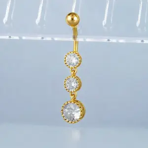 Piercing Göbek Fashion Sarı