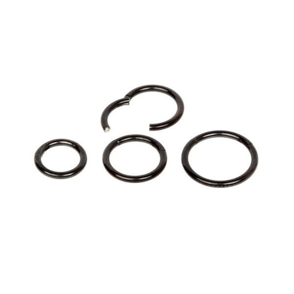 Ring Piercing Black 1.2mm Diameter: 16mm