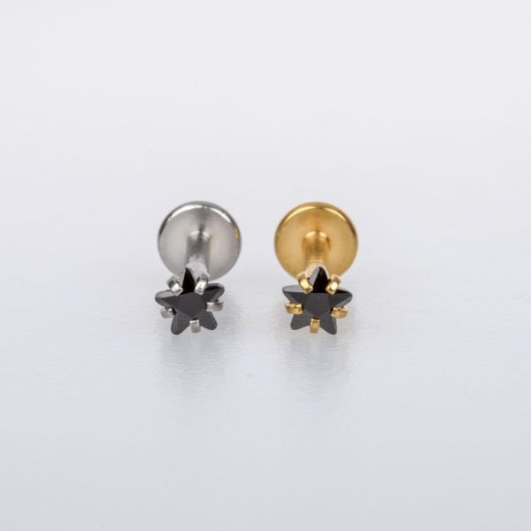 Piercing Labret Yıldız Taş