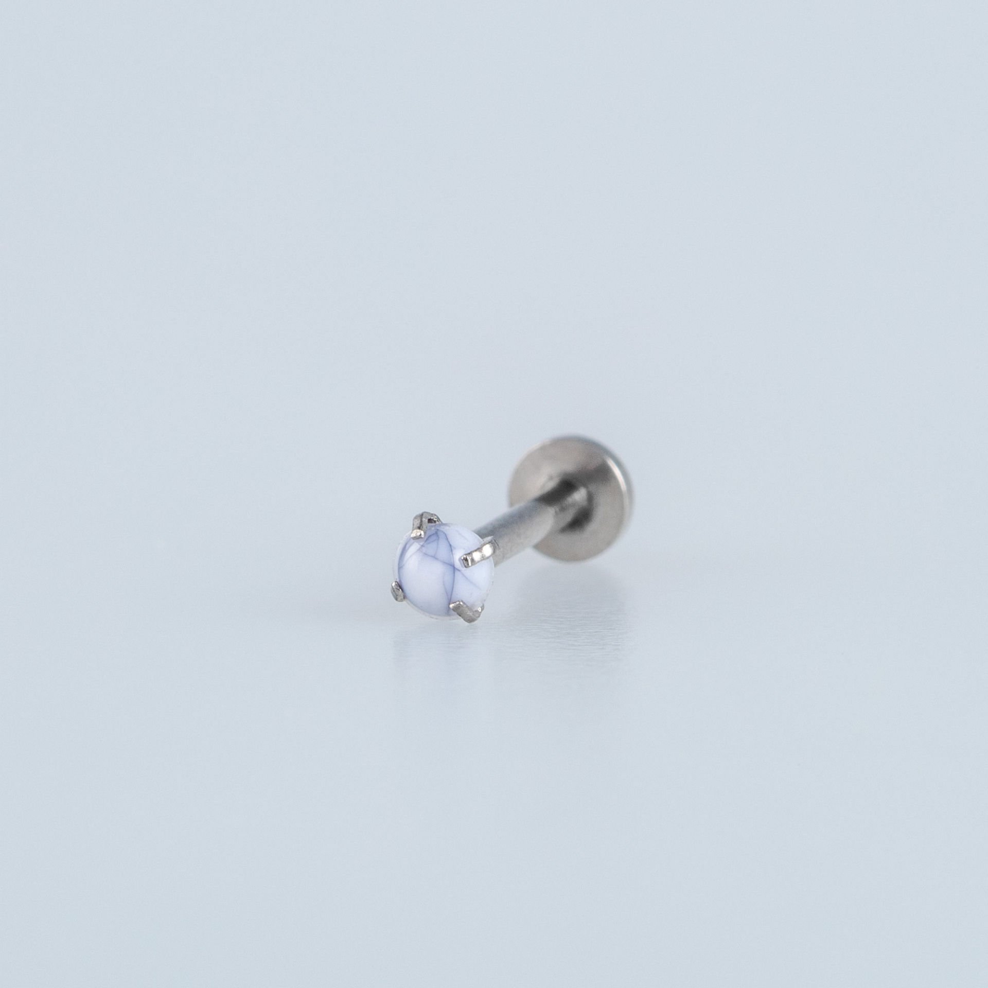 Piercing Labret 3mm Akrilik Taş