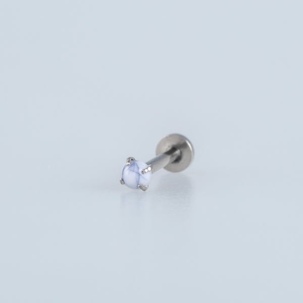 Piercing Labret 3mm Akrilik Taş