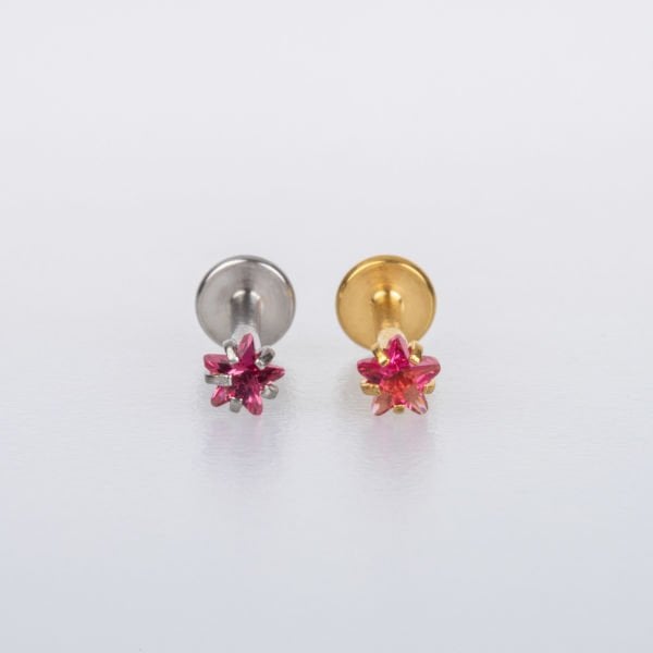 Piercing Labret Yıldız Taş