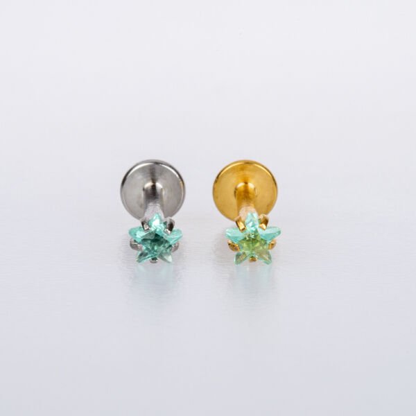 Piercing Labret Yıldız Taş