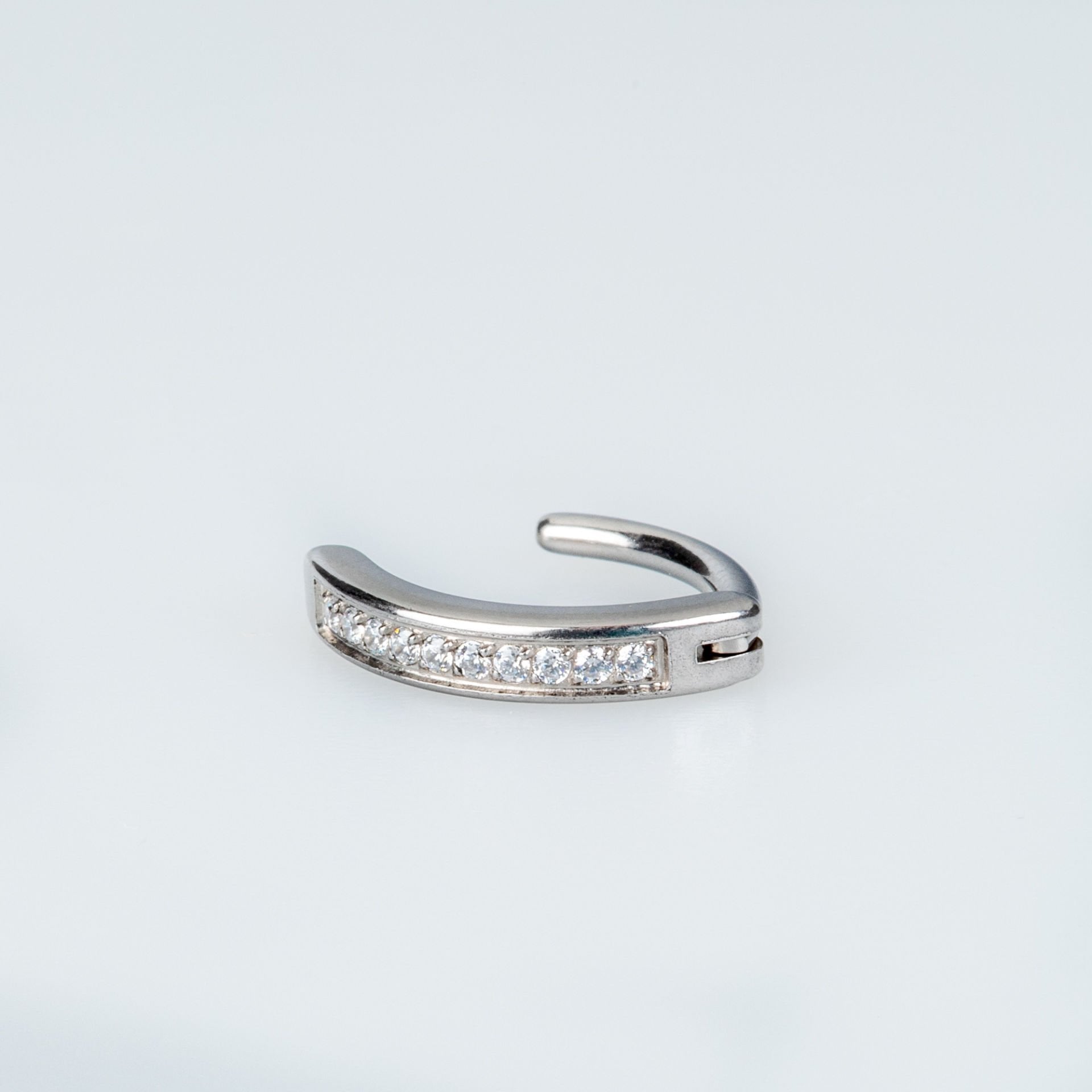 Piercing Çelik Göbek Taşlı