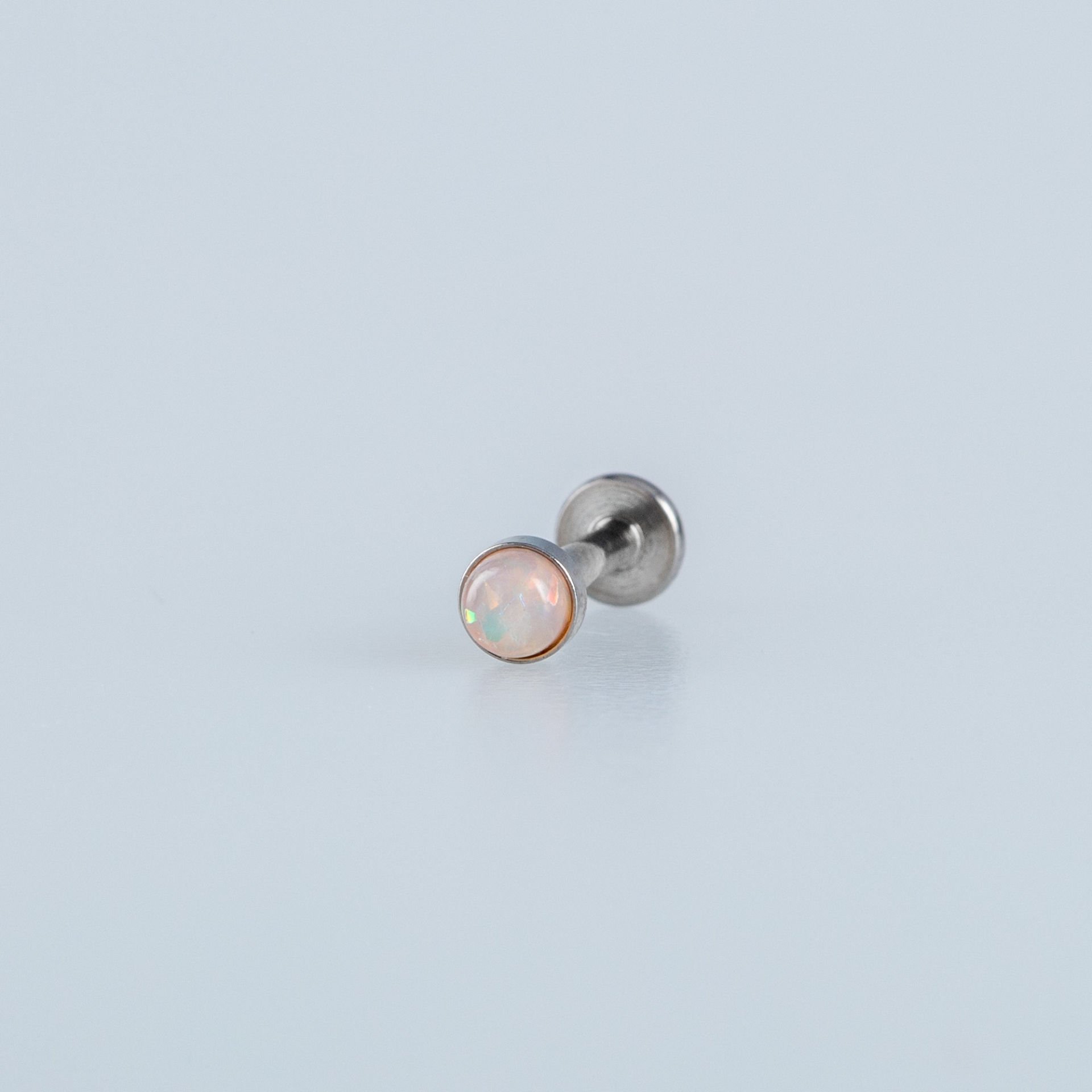 Piercing Labret 3.5mm Fake Opal Taş