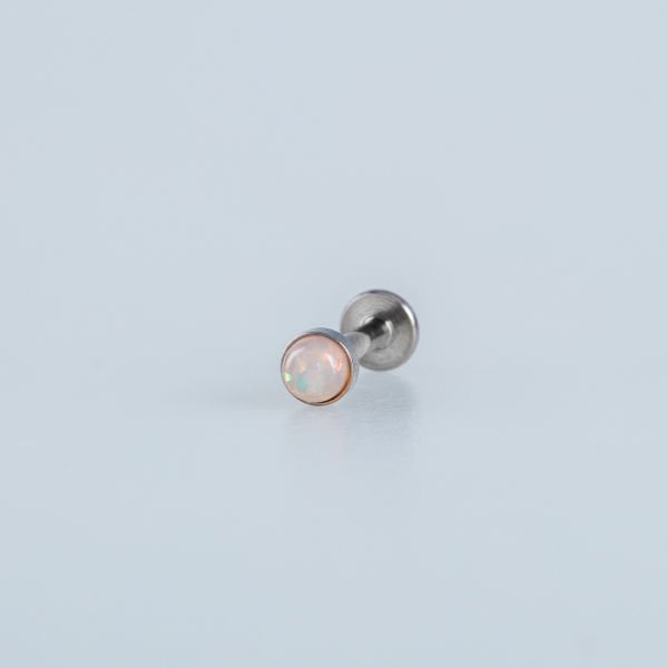 Piercing Labret 3.5mm Fake Opal Taş